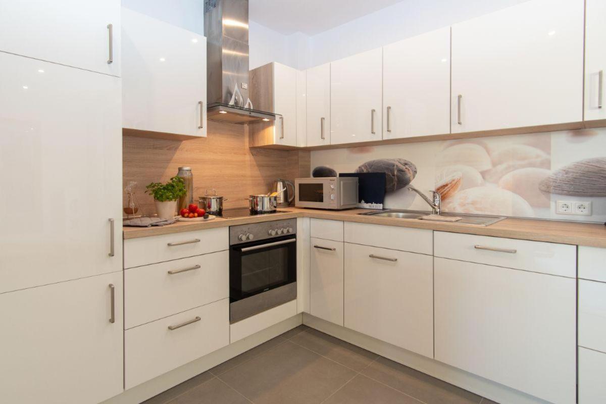 Haus-Wilhelmsplatz-Wohnung-Heimathafen Heiligenhafen Exteriér fotografie